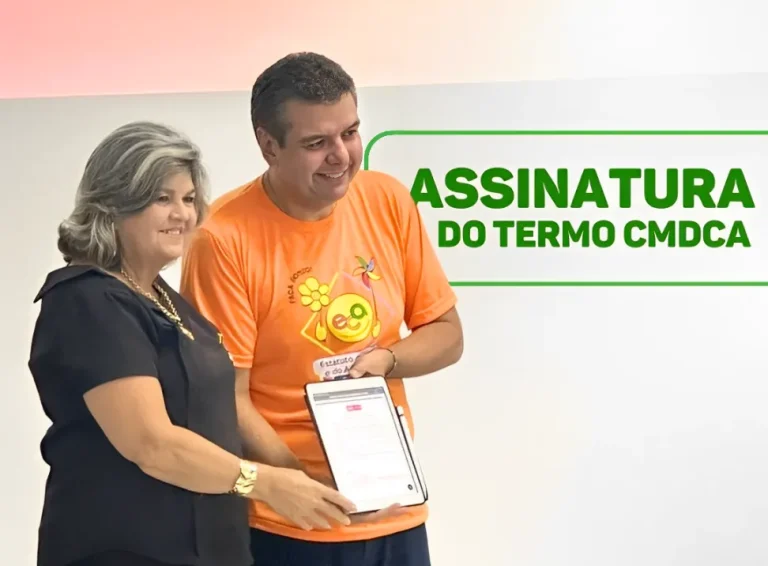 Cicovi assina termo de colaboração com o Fundo Municipal dos Direitos da Criança e Adolescente